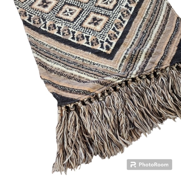 FREE People Magic Carpet Fringe Skirt Nordic Print Wool Blend
- Small - Picture 4 of 7